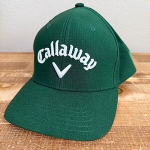Callaway x Odyssey Performance Golf Hat Cap Green Vented OS Strapback Adjust $35